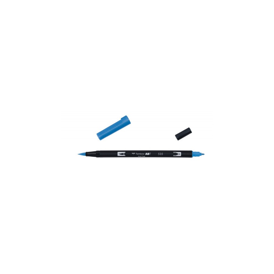 2434-ROTULADOR DOBLE PUNTA PINCEL COLOR COBALT BLUE TOMBOW ABT-535 2434-ROTULADOR DOBLE PUNTA PINCEL COLOR COBALT BLUE TOMBOW ABT-535