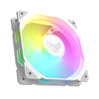 ASUS TUF GAMING TR120 ARGB REVERSE 1 pack White Carcasa del ordenador Refrigerador de aire 12 cm Blanco