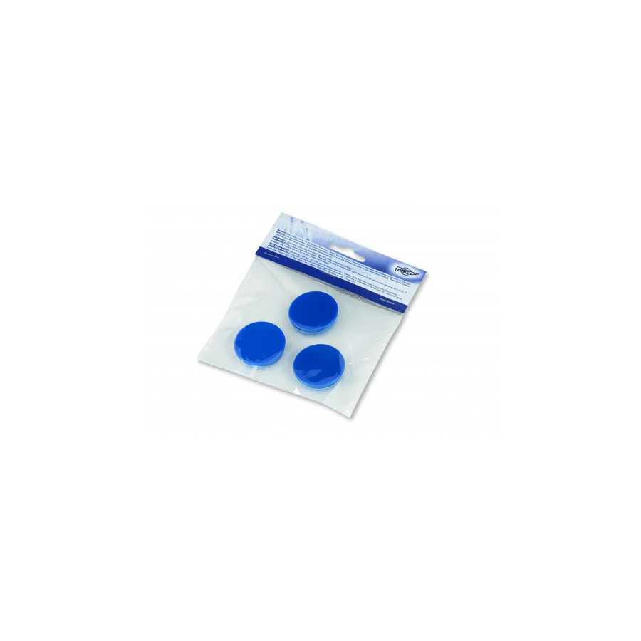 24439-BLISTER DE 3 IMANES REDONDOS 30MM. EN COLOR AZUL FAIBO 60-30-07 24439-BLISTER DE 3 IMANES REDONDOS 30MM. EN COLOR AZUL FAIBO 60-30-07