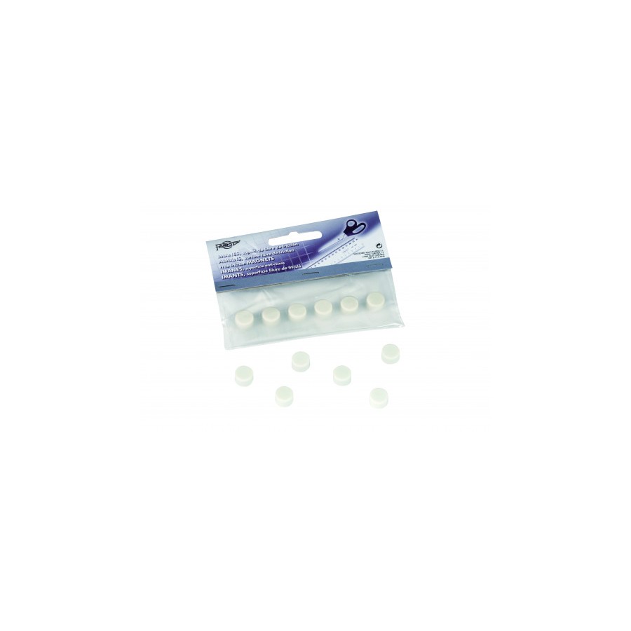 24441-BLISTER DE 6 IMANES REDONDOS 10MM. EN COLOR BLANCO FAIBO 60-10-01 24441-BLISTER DE 6 IMANES REDONDOS 10MM. EN COLOR BLANCO FAIBO 60-10-01