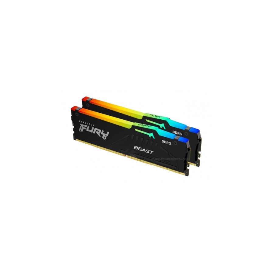24542-MEMORIA KINGSTON FURY BEAST RGB DDR5 64GB KIT2 5600MT/S  CL4
