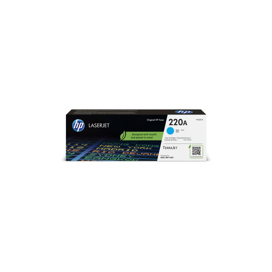 24663-HP Cartucho de toner Original LaserJet 220A cian