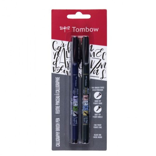 2471-BLISTER 2 ROTULADORES BASE AGUA PUNTA DURA + BLANDA (WS-BS + WS-BH) TOMBOW WS-BHS-2P