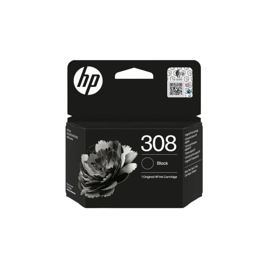 24962-HP Cartucho de Tinta Original 308 negra (UE)