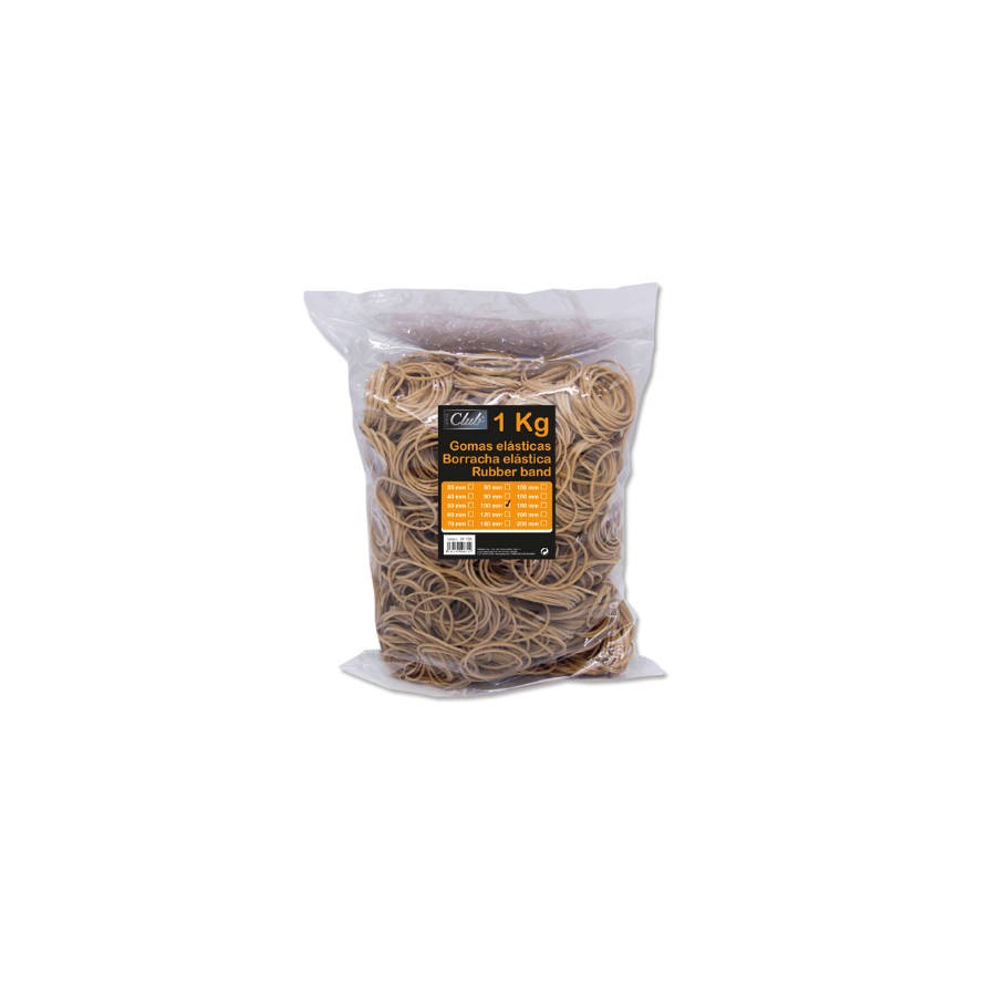 2500-BOLSA 1 KG. GOMAS ELASTICAS No 100 DE 10 CM. LARGO OFFICE CLUB 300831 2500-BOLSA 1 KG. GOMAS ELASTICAS No 100 DE 10 CM. LARGO OFFICE CLUB 300831