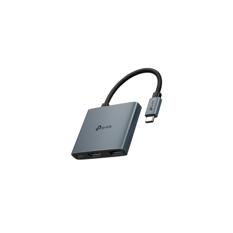 25051-TP-Link UH3020C hub de interfaz USB Tipo C 5000 Mbit/s Gris
