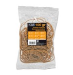 2508-BOLSA 100 GR. GOMAS ELASTICAS No 12 DE 12 CM. LARGO OFFICE CLUB 320511