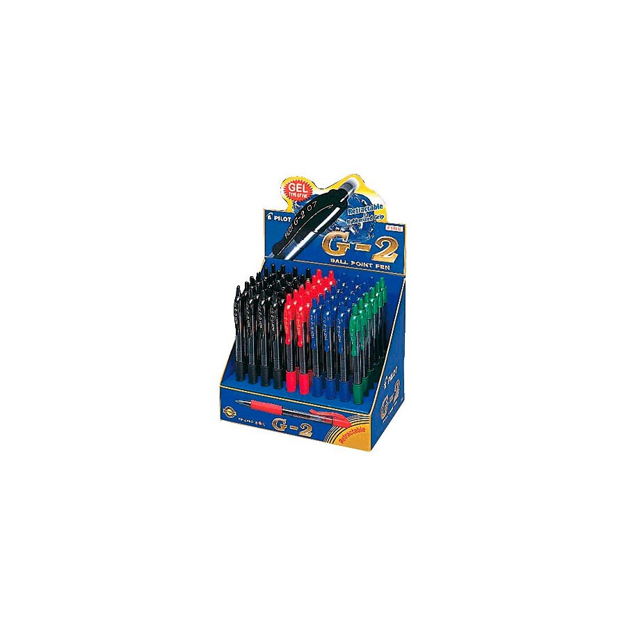 251-EXPOSITOR 60 BOLIGRAFOS G-2 PILOT BL-G2-7-60DPK 251-EXPOSITOR 60 BOLIGRAFOS G-2 PILOT BL-G2-7-60DPK