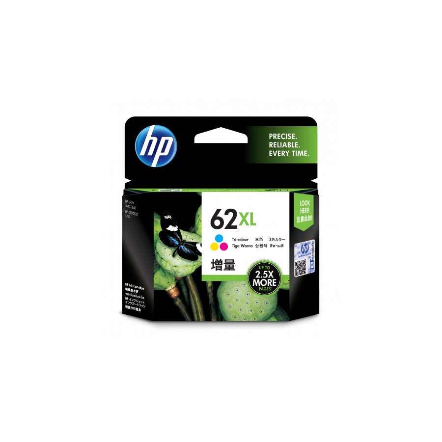 25189-HP 62XL CARTUCHO DE TINTA HP62XL TRICOLOR (C2P07AE)