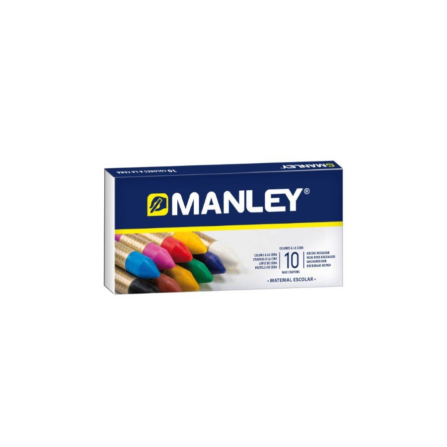25255-ESTUCHE DE 10 UNIDADES CERAS BLANDAS COLORES SURTIDOS MANLEY MNC00033 25255-ESTUCHE DE 10 UNIDADES CERAS BLANDAS COLORES SURTIDOS MANLEY MNC00033