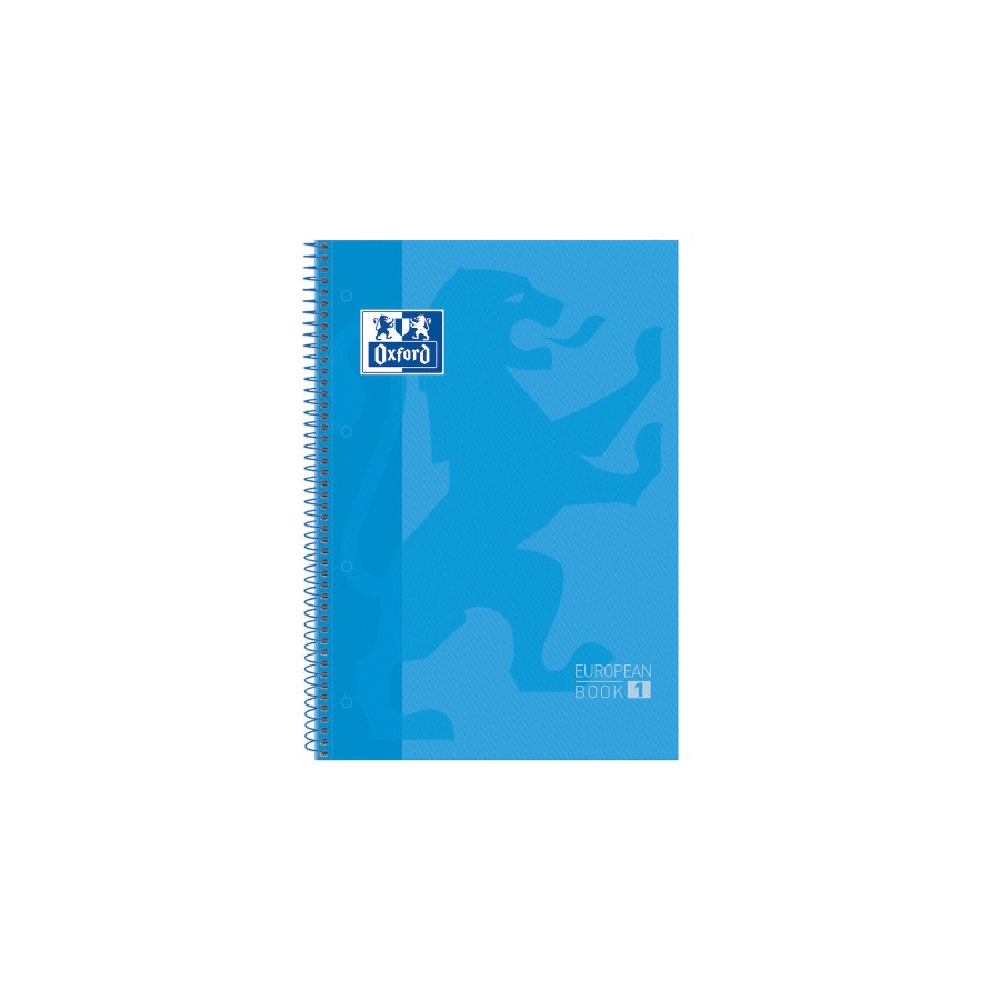 25299-Oxford Europeanbook 1 cuaderno y block A4+ 80 hojas Azul