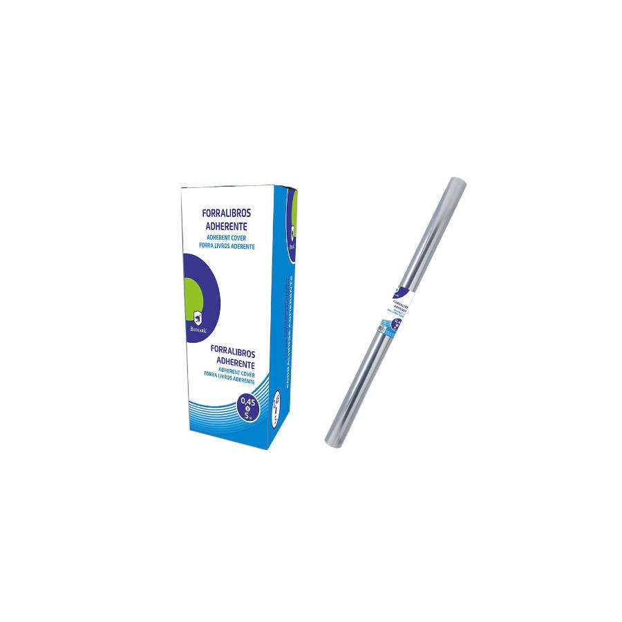 2530-FORRALIBROS ADHERENTE PVC 5M X 45 CM. TRANSPARENTE BISMARK 315626 2530-FORRALIBROS ADHERENTE PVC 5M X 45 CM. TRANSPARENTE BISMARK 315626