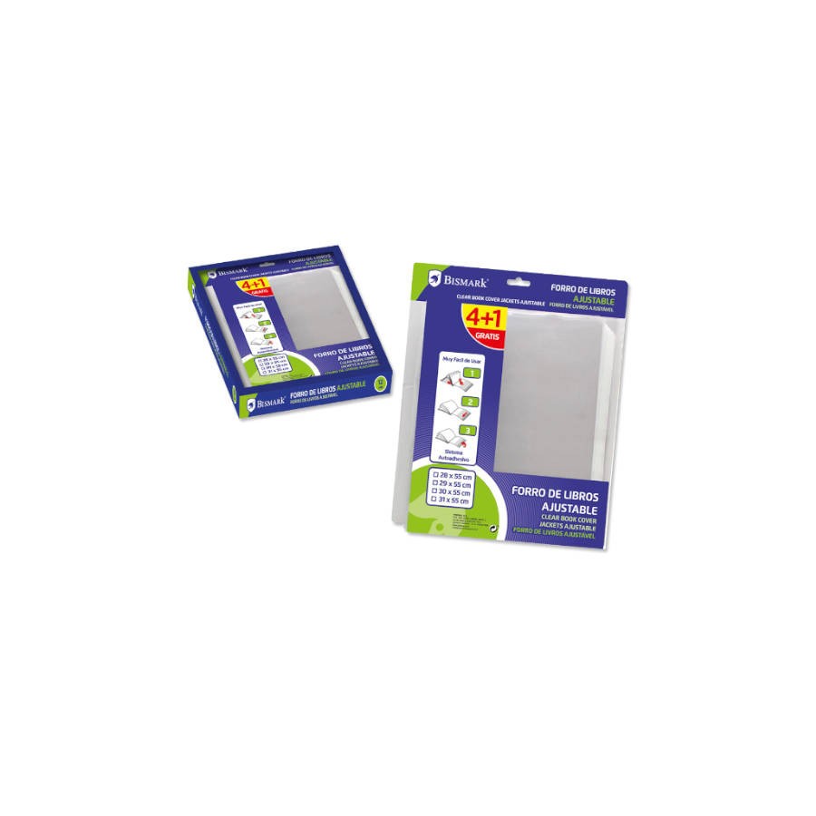 2531-PACK 4+ 1 FORRALIBROS BISMARK AJUSTABLE 29 X 55 BISMARK 326266 2531-PACK 4+ 1 FORRALIBROS BISMARK AJUSTABLE 29 X 55 BISMARK 326266