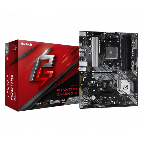 25310-Asrock B550 Phantom Gaming 4 AMD B550 Zocalo AM4 ATX