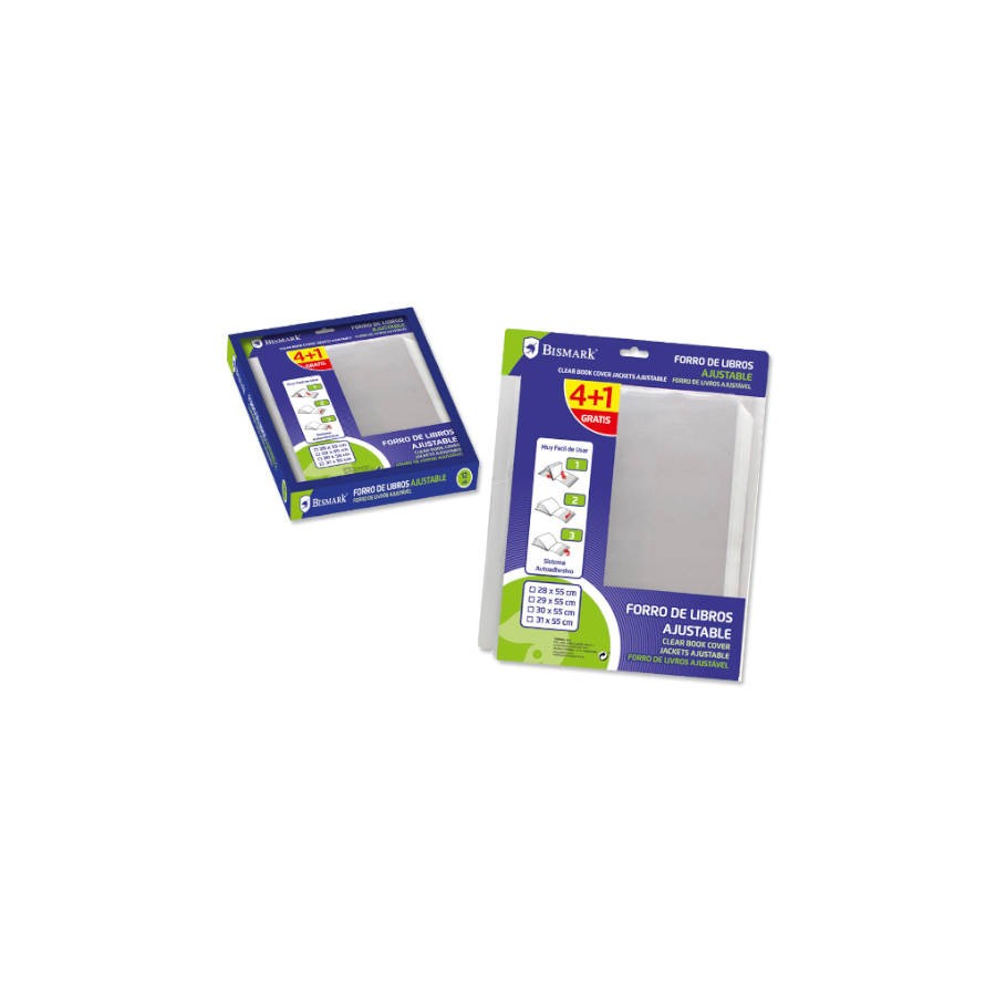 2532-PACK 4+1 FORRALIBROS BISMARK AJUSTABLE 30 X 55 BISMARK 326267