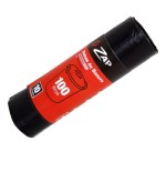 2537-ROLLO 10 UNIDADES BOLSA BASURA NEGRO ESPECIAL COMUNIDAD 100 LITROS ZAP 320187