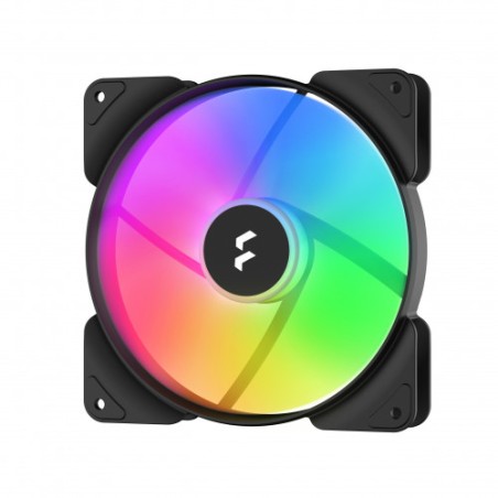 25371-Fractal Design Aspect 14 RGB PWM Carcasa del ordenador Ventilador 14 cm Negro 1 pieza(s)