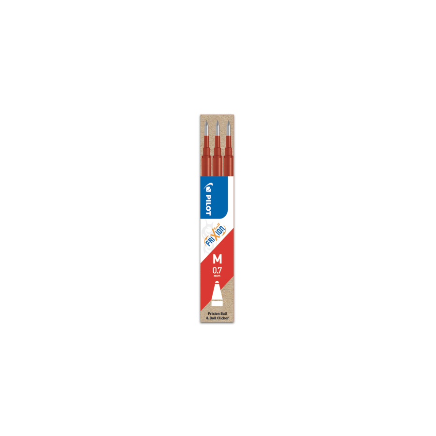 255-PACK 3 RECAMBIOS FRIXION ROJO PILOT BLS-FR7-R-S3 255-PACK 3 RECAMBIOS FRIXION ROJO PILOT BLS-FR7-R-S3