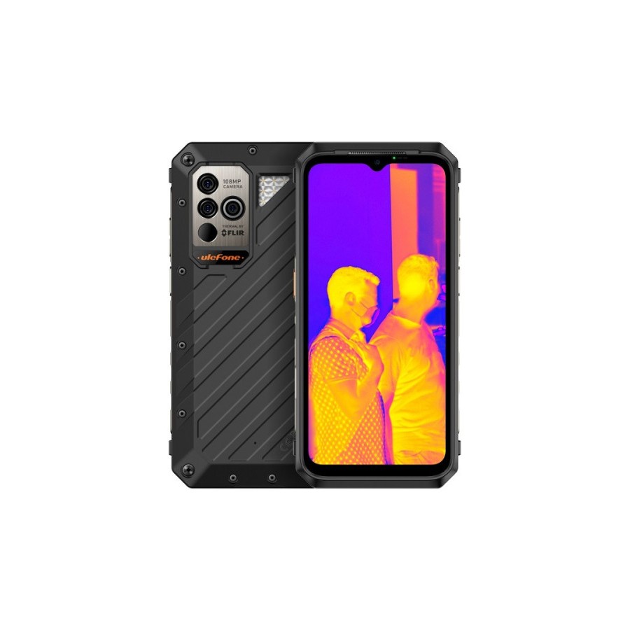 25554-ULEFONE SMARTPHONE ARMOR 19T BLACK 4G/6.58" FHD+/256GB ROM/12GB RAM/108+5+5MP/9600MHA/IP68