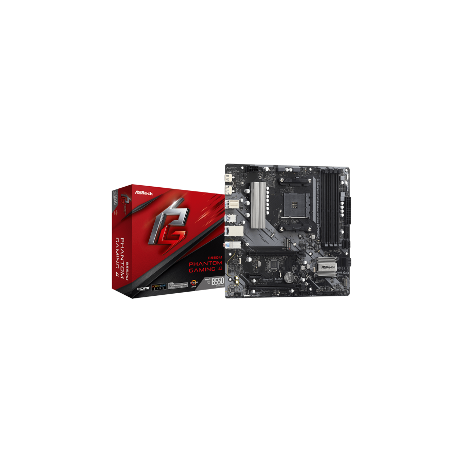 25662-Asrock B550M Phantom Gaming 4 AMD B550 Zocalo AM4 micro ATX