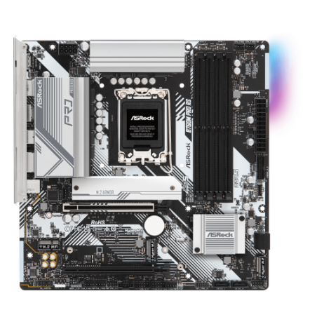 25696-Asrock B760M Pro RS Intel B760 LGA 1700 micro ATX