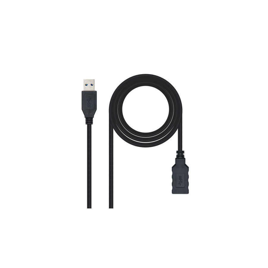 2658-Nanocable Cable USB 3.0, Tipo A/M-A/H, Negro, 3.0 M 2658-Nanocable Cable USB 3.0, Tipo A/M-A/H, Negro, 3.0 M