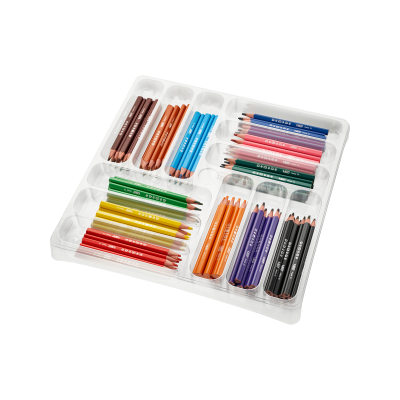 CAJA 144 LAPICES DE COLORES SURTIDOS CLASSPACKS EVOLUTION TRIANGLE BIC 8878311