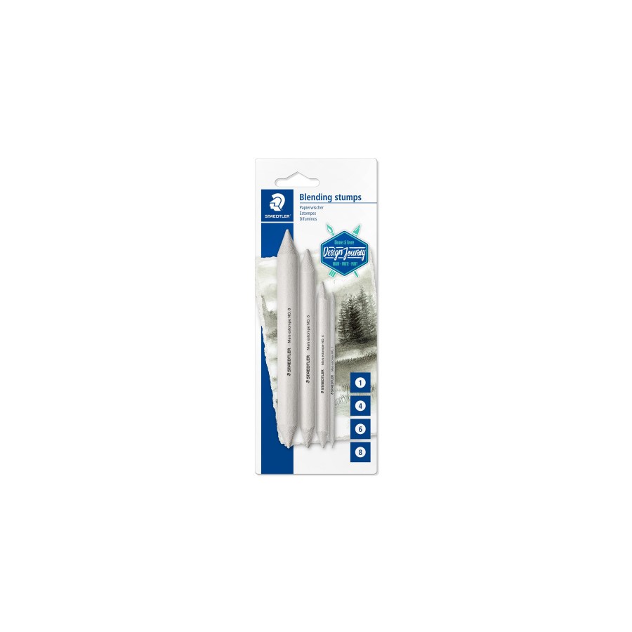 26628-BLISTER CON 4 DIFUMINADORES EN TAMANOS 1, 4, 6 Y 8 STAEDTLER 5426-S BK4 26628-BLISTER CON 4 DIFUMINADORES EN TAMANOS 1, 4, 6 Y 8 STAEDTLER 5426-S BK4