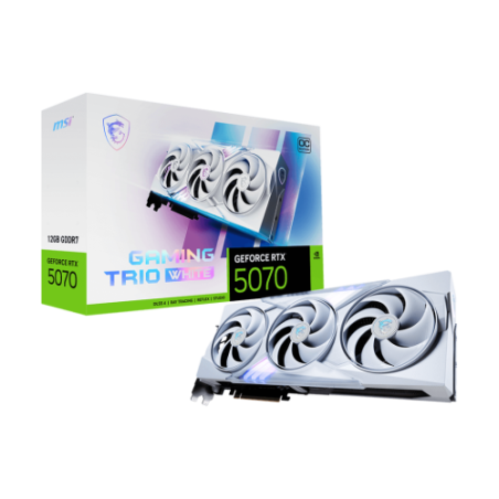 26766-MSI GAMING GeForce RTX 5070 12G TRIO OC WHITE NVIDIA 12 GB GDDR7