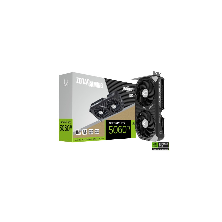 26795-VGA ZOTAC RTX 5060 TI 16GB TWIN EDGE OC,NV,RTX5060TI,16GB,GDDR7,128BIT,1HDMI+3DP,2 VENTILADORES (ZT-B50620H-10M) 26795-VGA ZOTAC RTX 5060 TI 16GB TWIN EDGE OC,NV,RTX5060TI,16GB,GDDR7,128BIT,1HDMI+3DP,2 VENTILADORES (ZT-B50620H-10M)