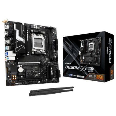 26815-PLACA ASROCK B850M-X WIFI R2.0,AMD,AM5,B850,2DDR5,128GB,1HDMI+1DP,4SATA3,2.5GBLAN,WIFI6E+BT5.2,5USB3.2+2USB TYPE-C