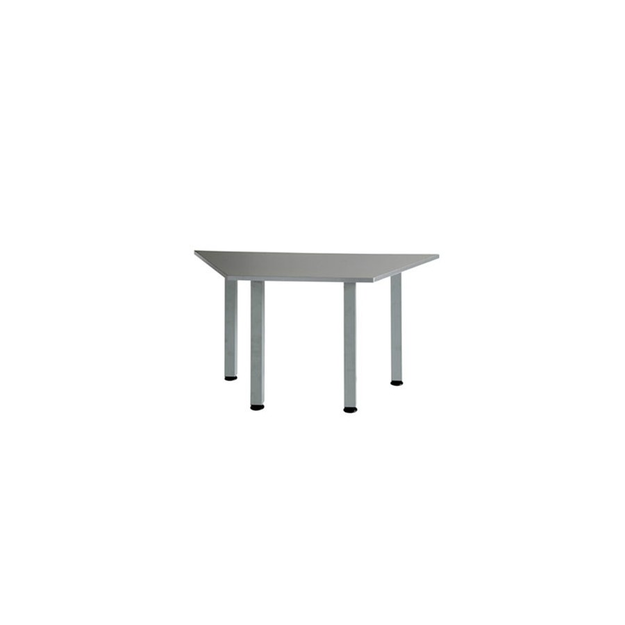 2744-MESA MODULAR TRAPEZOIDAL COLOR GRIS 140X70CM ROCADA 7520N