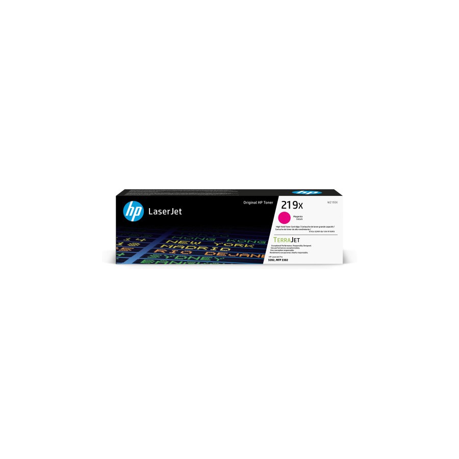 27475-HP Cartucho de Toner Original LaserJet 219X de alta capacidad magenta