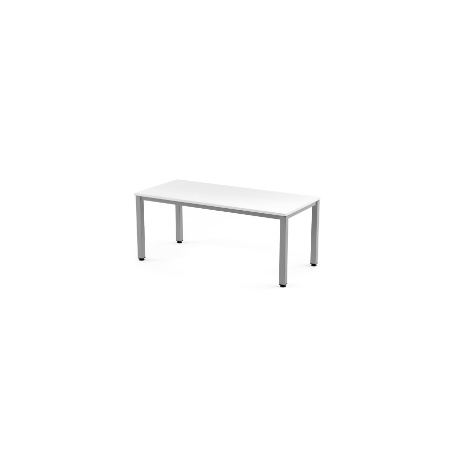 2764-MESA DE OFICINA SERIE EXECUTIVE 160X80 GRIS / BLANCO ROCADA 2002AD04