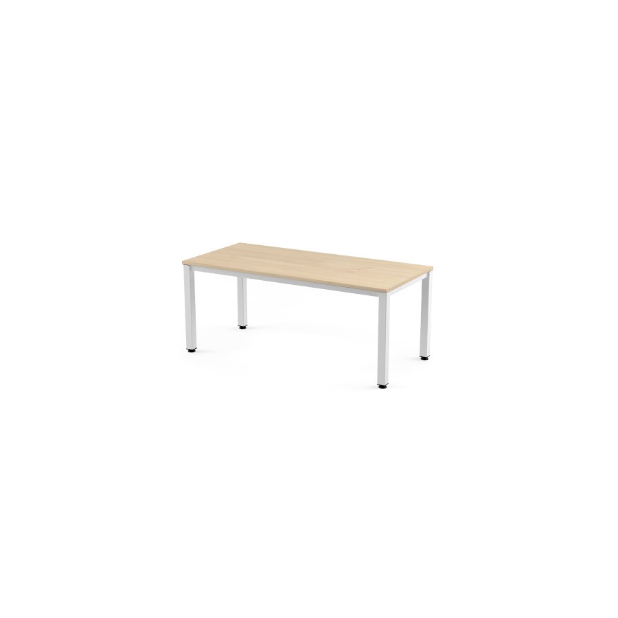 2766-MESA DE OFICINA SERIE EXECUTIVE 160X80 BLANCO/ HAYA ROCADA 2002AM01