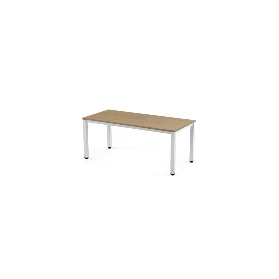 2769-MESA DE OFICINA SERIE EXECUTIVE 160X80 BLANCO/ ROBLE ROCADA 2002AM08