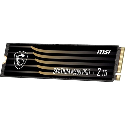 27760-MSI SPATIUM M480 PRO PCIE 4.0 NVME M.2 2TB unidad de estado solido PCI Express 4.0 3D NAND