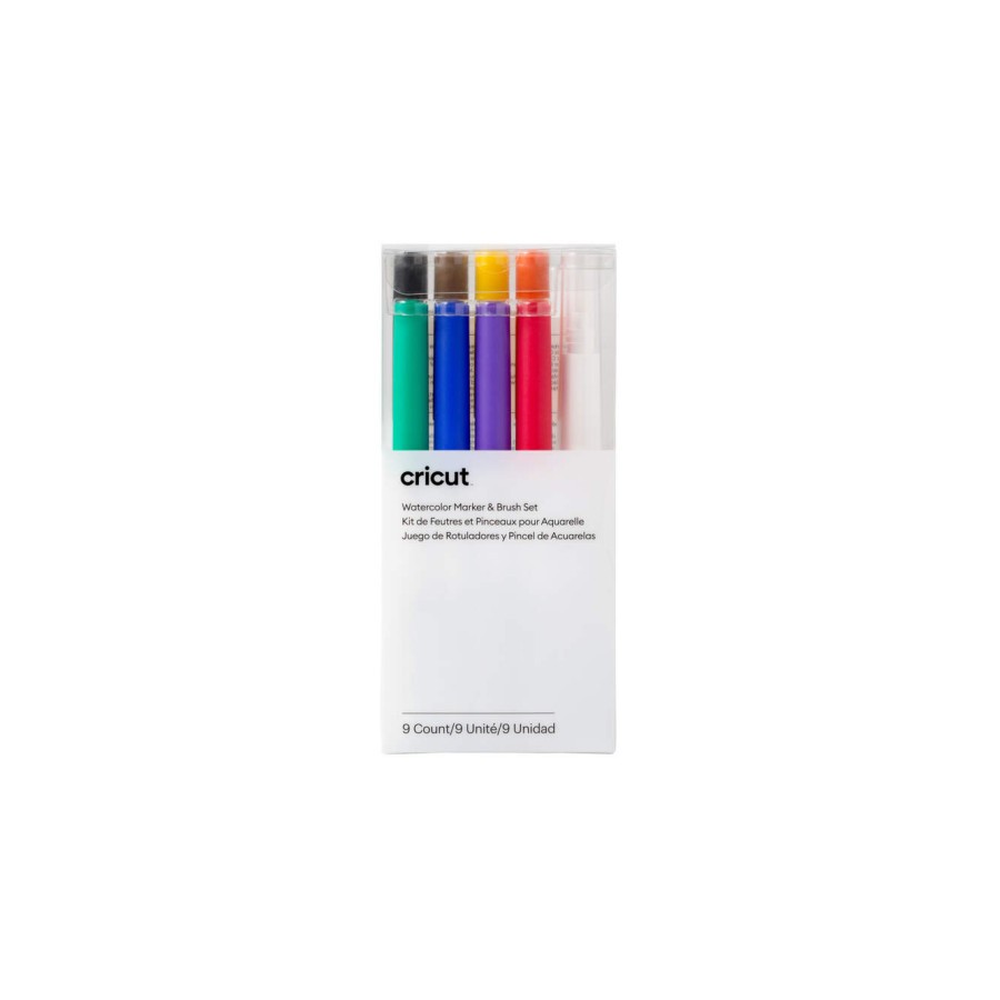 27772-Cricut 2009979 marcador 8 pieza(s) Negro, Azul, Verde, Naranja, Purpura, Rojo, Amarillo