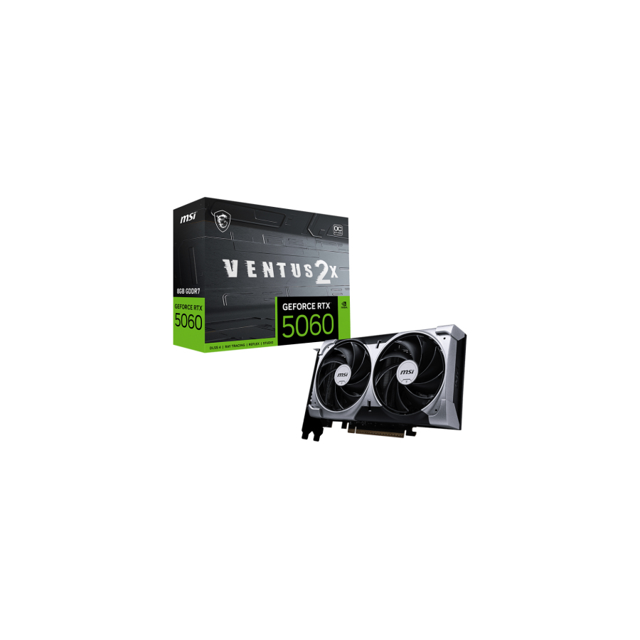 27879-MSI GeForce RTX 5060 8G VENTUS 2X OC NVIDIA 8 GB GDDR7