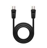27896-NANOCABLE CABLE ANTENA TV 75 OHM, M-H, 1.8 M (10.26.0202)