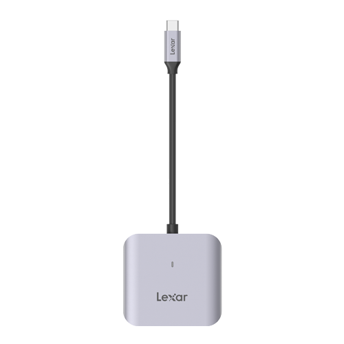 27980-Lexar LRW510U-BNHNG lector de tarjeta USB 3.2 Gen 2 (3.1 Gen 2) Type-C Gris