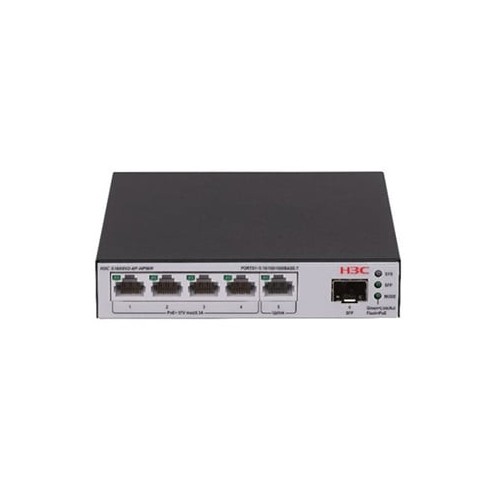 28196-H3C LS-1600V2-6P-HPWR-GL switch Gestionado L2 Gigabit Ethernet (10/100/1000) Energia sobre Ethernet (PoE) Gris, Ne