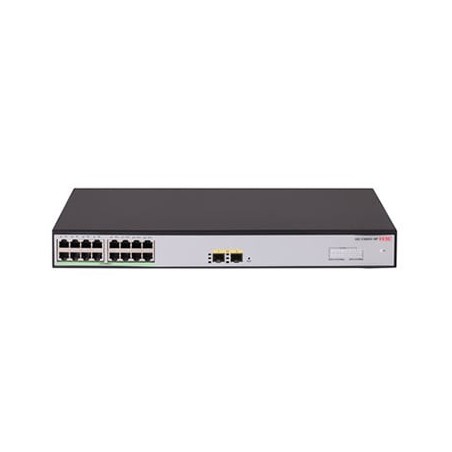 28199-H3C LS-1600V2-18P-GL switch Gestionado Gigabit Ethernet (10/100/1000) Gris, Negro