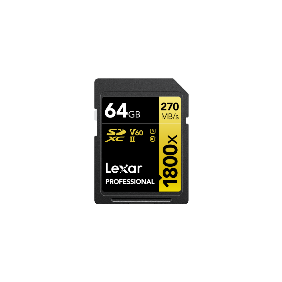 28294-Lexar 1800x 64 GB SDXC UHS-II Clase 10 28294-Lexar 1800x 64 GB SDXC UHS-II Clase 10