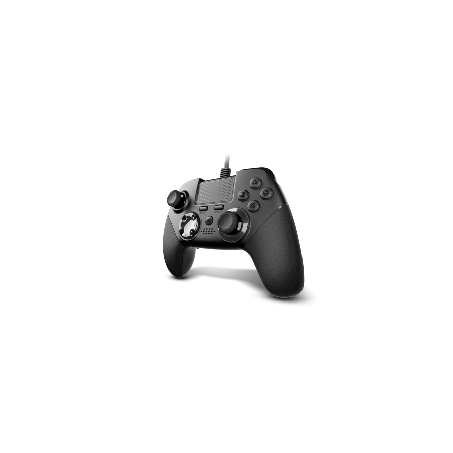 28312-Krom Kaiser Negro USB Gamepad Analogico/Digital PC, PlayStation 4, Playstation 3