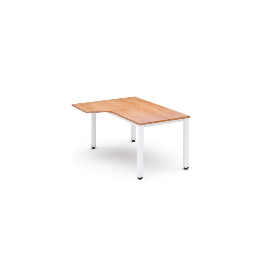 2833-MESA DE OFICINA SERIE EXECUTIVE FORMA L IZQUIERDA 160X120 BLANCO/ROBLE ROCADA 2053AM08