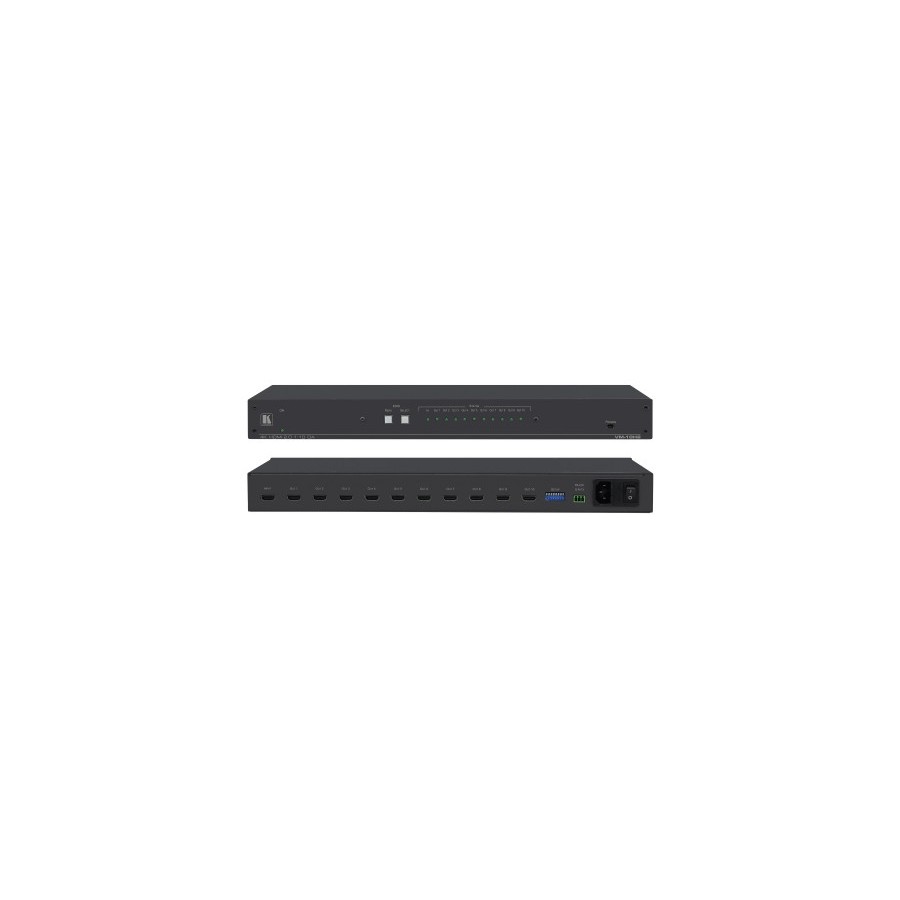 28510-Kramer Electronics VM-10H2 amplificador de linea de video Negro