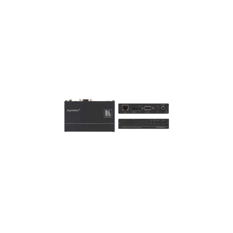 28511-Kramer Electronics TP-580TXR extensor audio/video Transmisor de senales AV Negro 28511-Kramer Electronics TP-580TXR extensor audio/video Transmisor de senales AV Negro