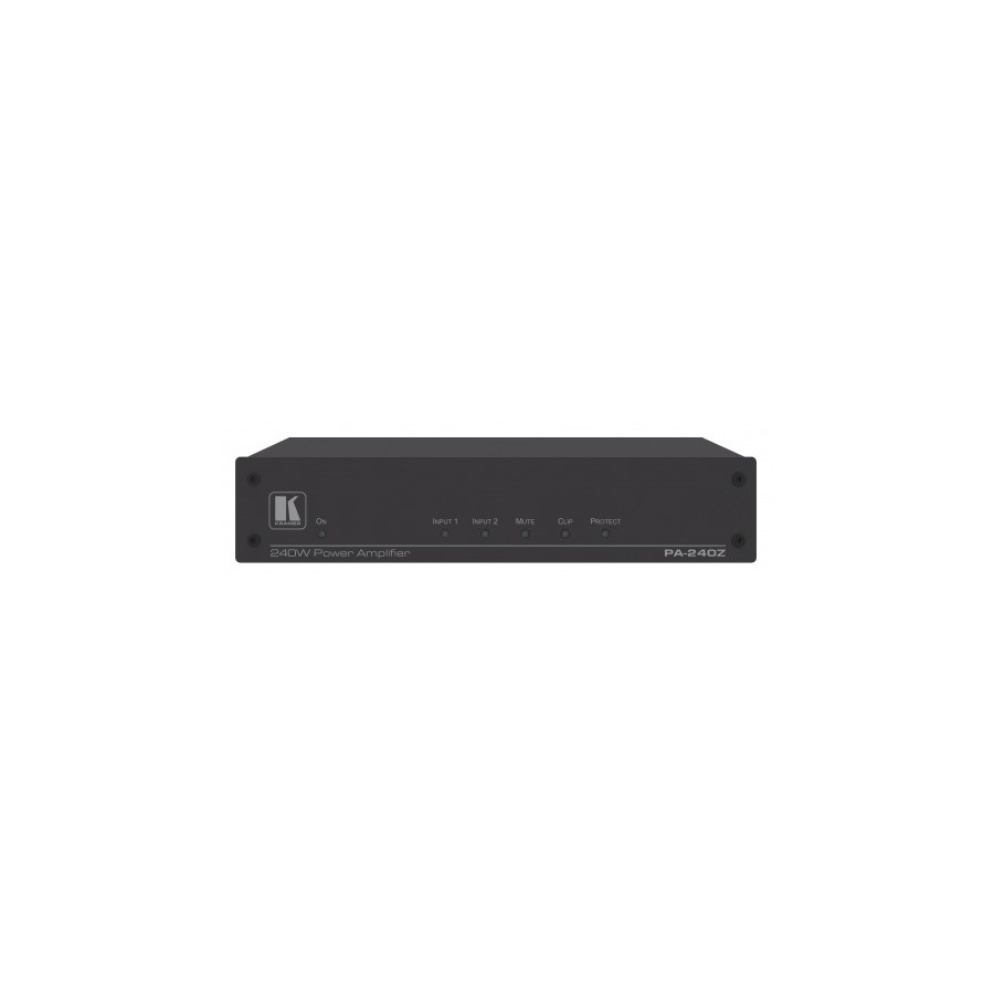 28517-Kramer Electronics PA-240Z amplificador de audio 2.0 canales Rendimiento/fase Negro 28517-Kramer Electronics PA-240Z amplificador de audio 2.0 canales Rendimiento/fase Negro