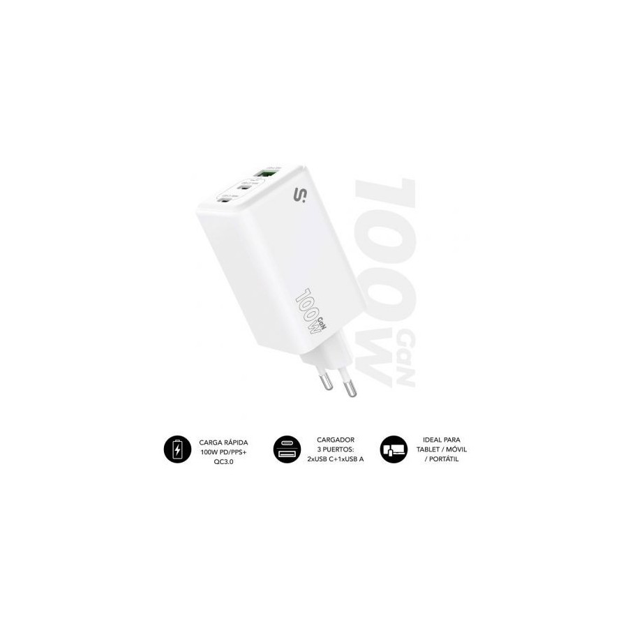 28613-SUBBLIM CARGADOR GAN 35W CHARGER USB C